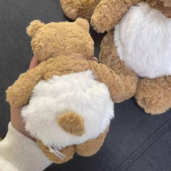 Bartholomew bear cute clothes outfits - fluffy white pull-ups (Large) - Picture 2 of 2